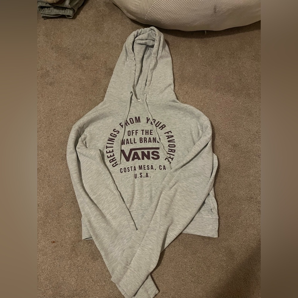 Super Cute Women’s Cropper Vans Hoodie
